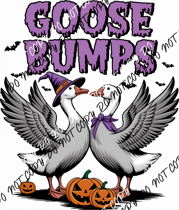 Halloween Goose Bumps DTF Transfer - We Print U Press DTF Transfers