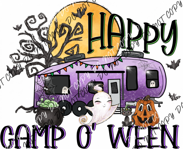 Happy Camp O Ween Dtf Transfer Transfers