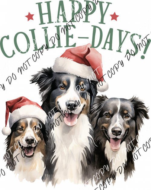 Happy Collie-Days! Dtf Transfer Rtp Transfers