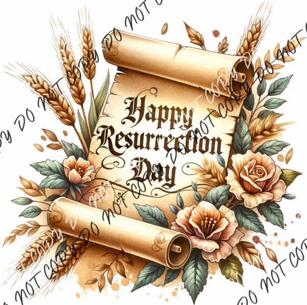 Happy Resurrection Day DTF Transfer RTP DTF Transfers