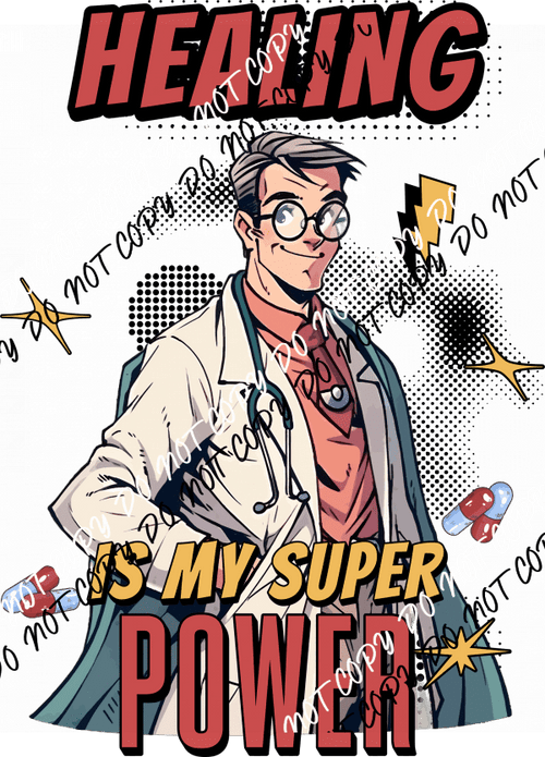 Healing is My Superpower DTF Transfer - We Print U Press DTF Transfers