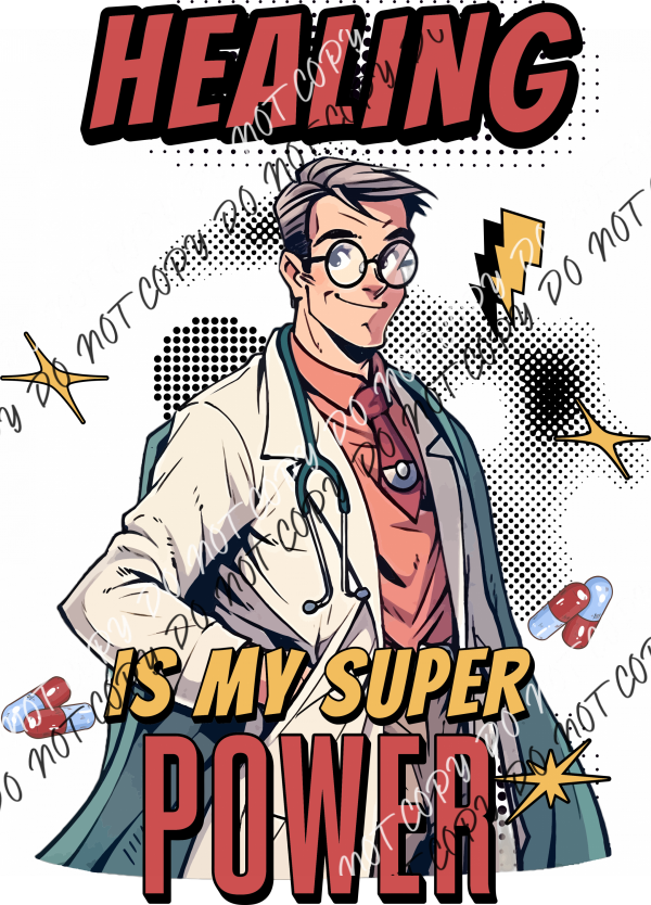 Healing Is My Superpower Dtf Transfer Transfers