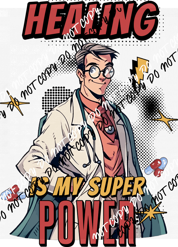 Healing is My Superpower DTF Transfer - We Print U Press DTF Transfers