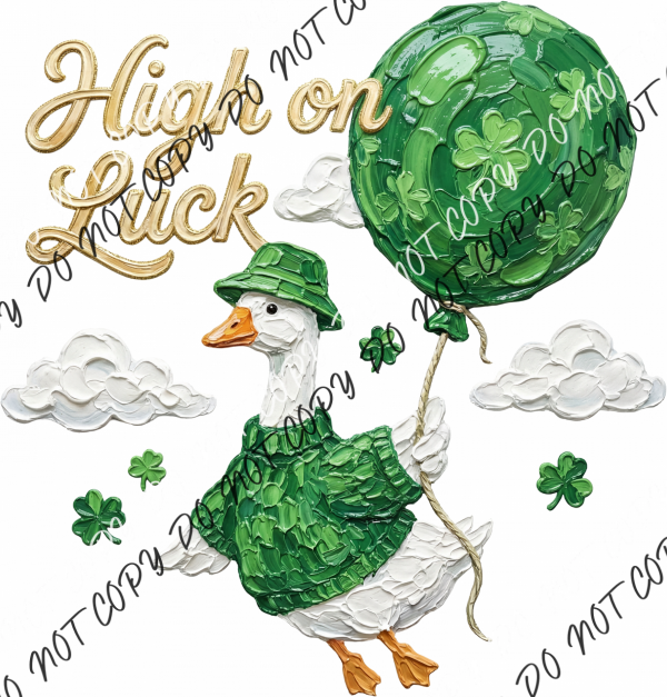 High on Luck DTF Transfer RTP DTF Transfers