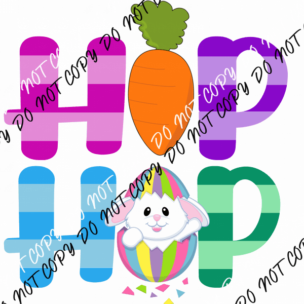 Hip Hop Easter DTF Transfer - We Print U Press DTF Transfers