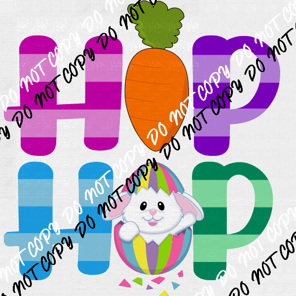 Hip Hop Easter DTF Transfer - We Print U Press DTF Transfers