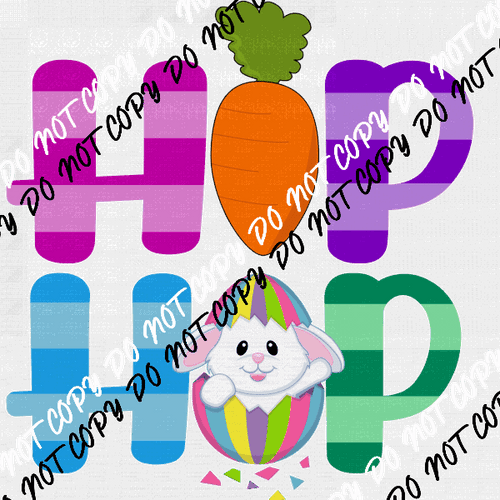 Hip Hop Easter DTF Transfer - We Print U Press DTF Transfers