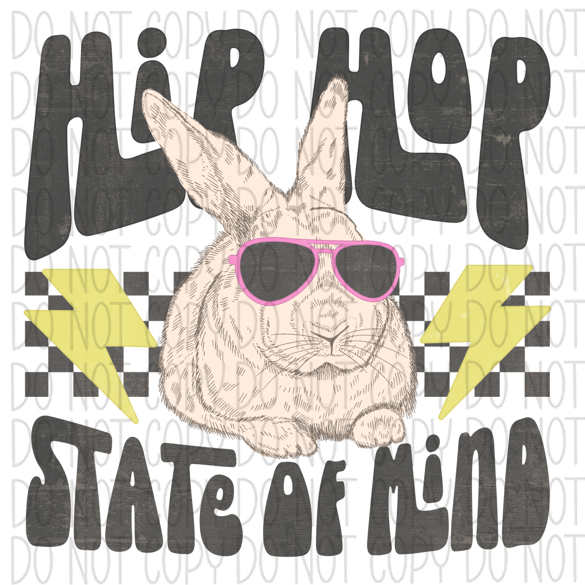 Hip Hop State Of Mind Dtf Transfer