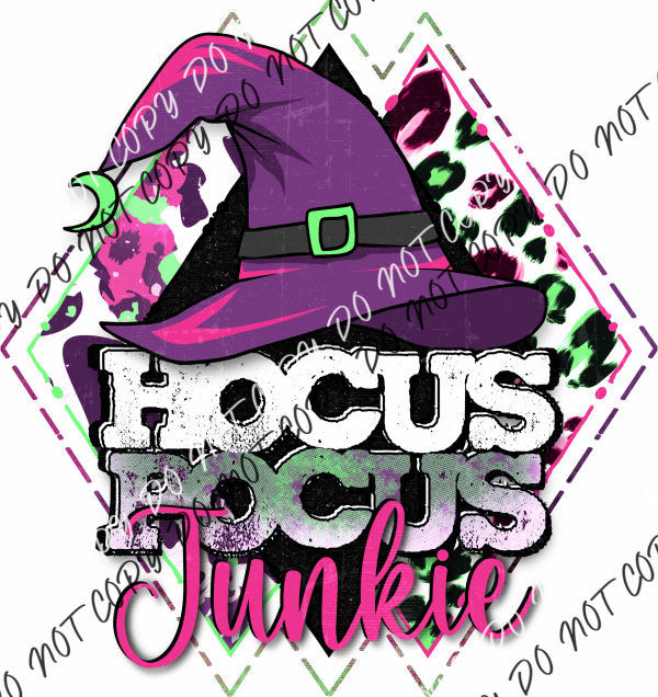 Hocus Pocus Junkie Dtf Transfer