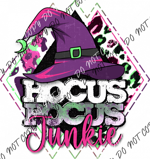 Hocus Pocus Junkie Dtf Transfer