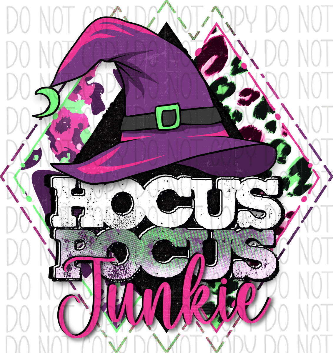 Hocus Pocus Junkie Dtf Transfer