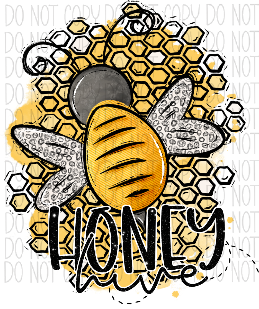 Honey Hive Dtf Transfer