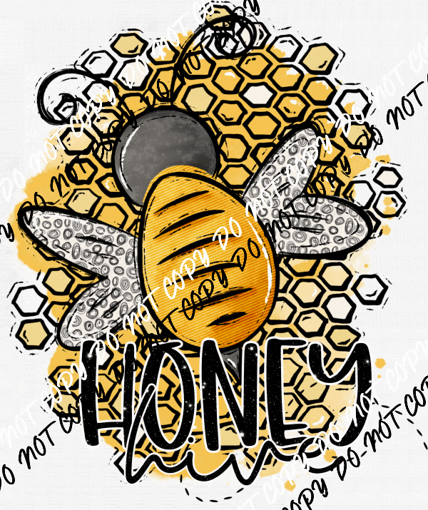 Honey Hive DTF Transfer - We Print U Press DTF Transfers