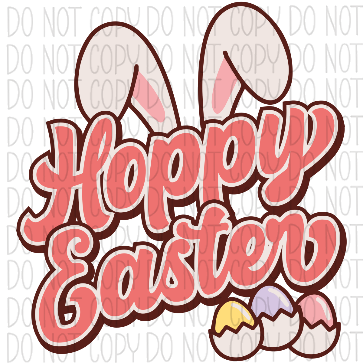 Hoppy Easter Dtf Transfer