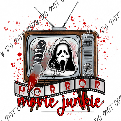 Horror Movie Junkie Dtf Transfer Transfers