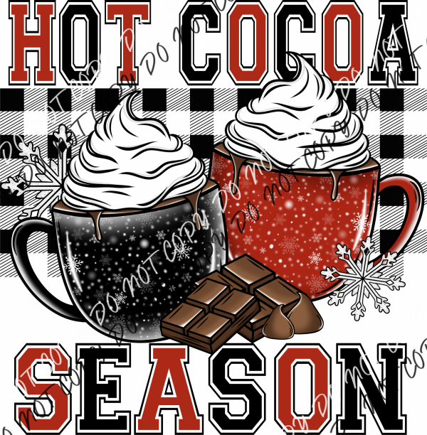 Hot Cocoa Season Cups Dtf Transfer Rtp Transfers