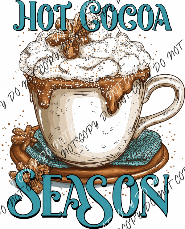 Hot Cocoa Season Mug Dtf Transfer Rtp Transfers