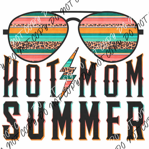 Hot Mom Summer Beach Dtf Transfer