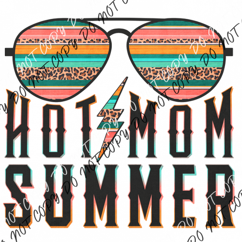 Hot Mom Summer Beach Dtf Transfer