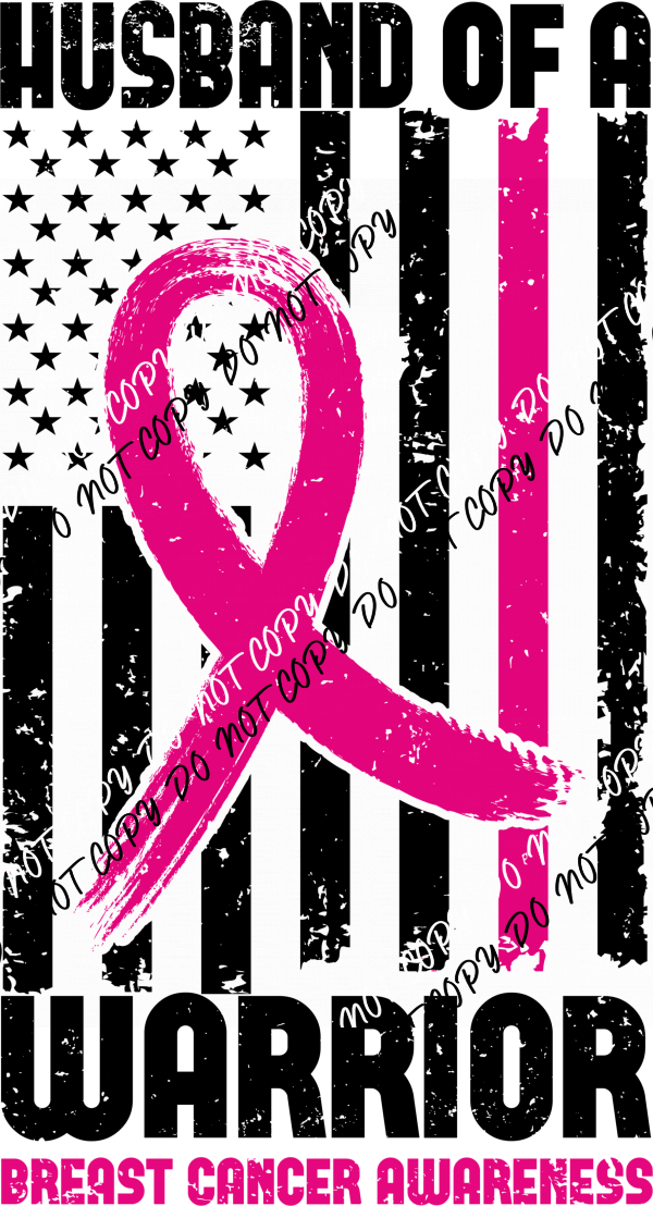 Husband of a Warrior DTF Transfer - We Print U Press DTF Transfers