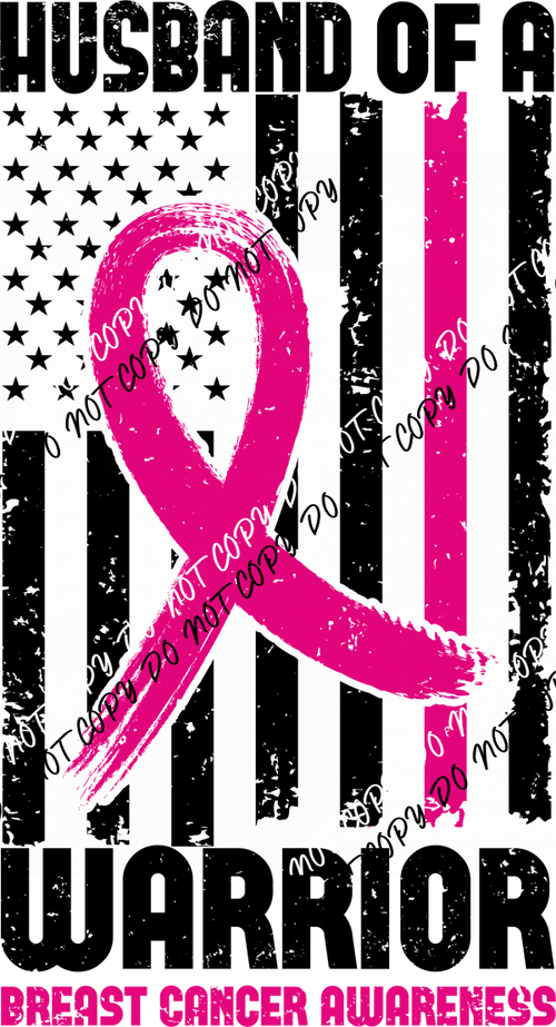 Husband of a Warrior DTF Transfer - We Print U Press DTF Transfers