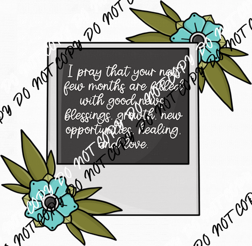 I Pray Healing and Love DTF Transfer - We Print U Press DTF Transfers