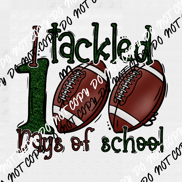 I Tackled 100 Days of School DTF Transfer - We Print U Press DTF Transfers