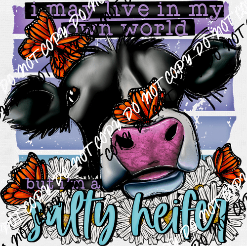 I'm a Salty Heifer DTF Transfer - We Print U Press DTF Transfers