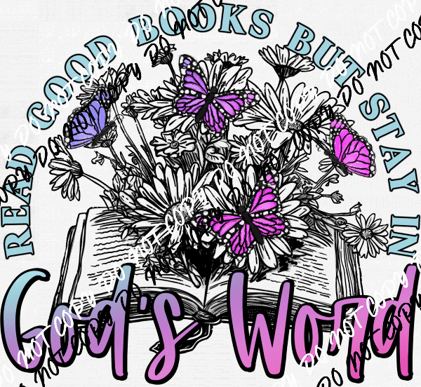 In God's Word Transfer - We Print U Press DTF Transfers