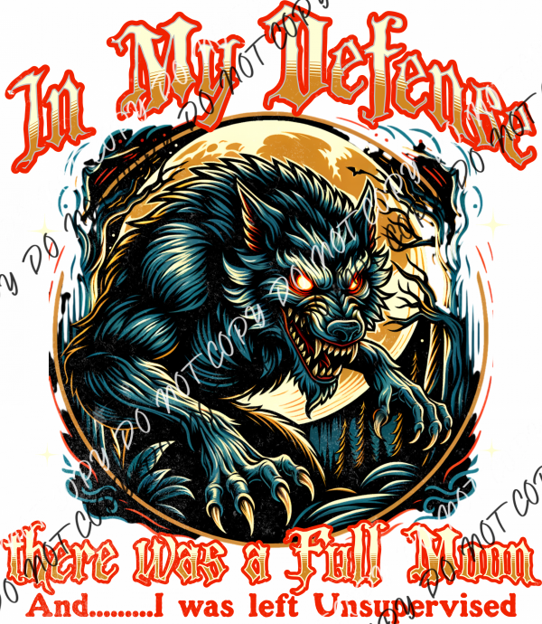 In My Defense Werewolf Dtf Transfer Rtp Transfers