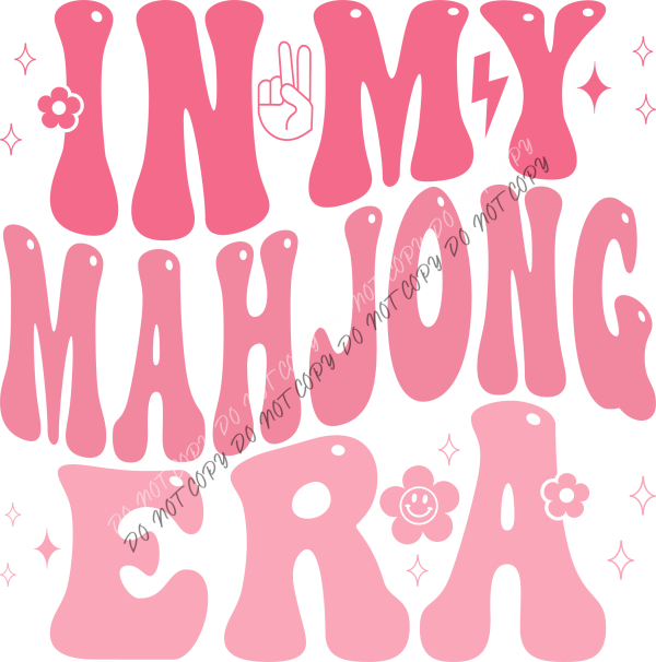 In My Mahjong Era DTF Transfer RTP DTF Transfers