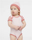 Infant Baby Rib Bodysuit - Ballerina/ Mauvelous/ Ballerina & Mauvelous Stripe - We Print U Press DTF Transfers