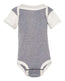 Infant Baby Rib Bodysuit - Granite Heather/ Natural Heather - We Print U Press DTF Transfers