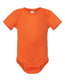 Infant Baby Rib Bodysuit - Orange - We Print U Press DTF Transfers