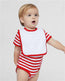 Infant Baby Rib Bodysuit - Red/ White Stripe - We Print U Press DTF Transfers