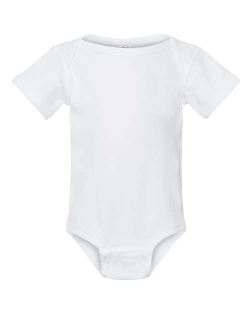 Infant Baby Rib Bodysuit - White - We Print U Press DTF Transfers