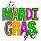 Its Mardi Gras Yall Faux Sequin And Embroidery Dtf Transfer Rtp Transfers