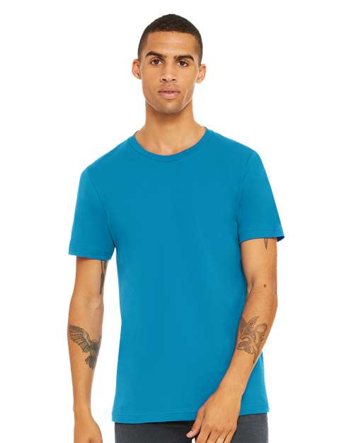 Jersey Tee - Aqua - We Print U Press DTF Transfers