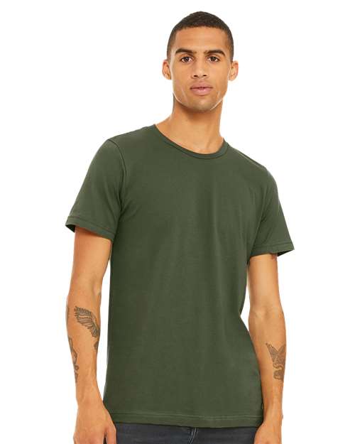 Jersey Tee - Military Green - We Print U Press DTF Transfers