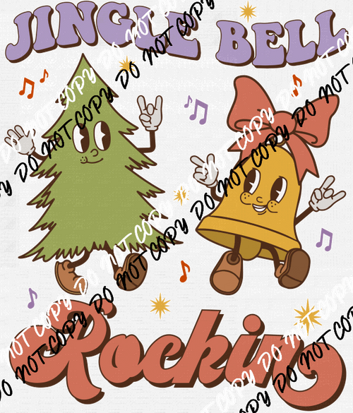 Jingle Bell Rockin DTF Transfer - We Print U Press DTF Transfers