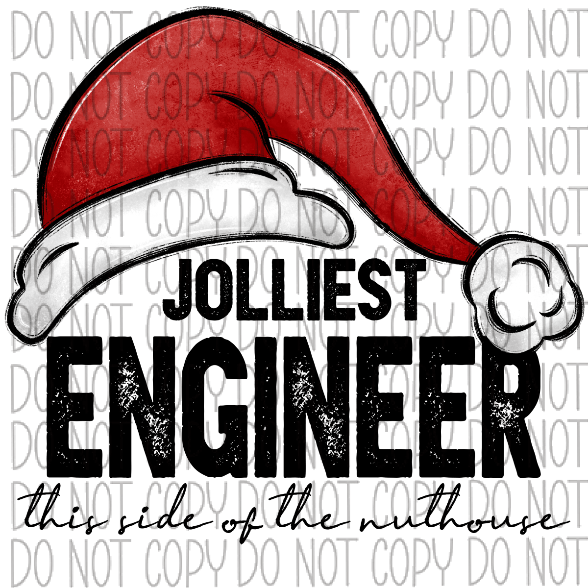 Jolliest (Title) This Side Of The Nuthouse Dtf Transfer (See Occupation Name Options) Adult S-2X 11