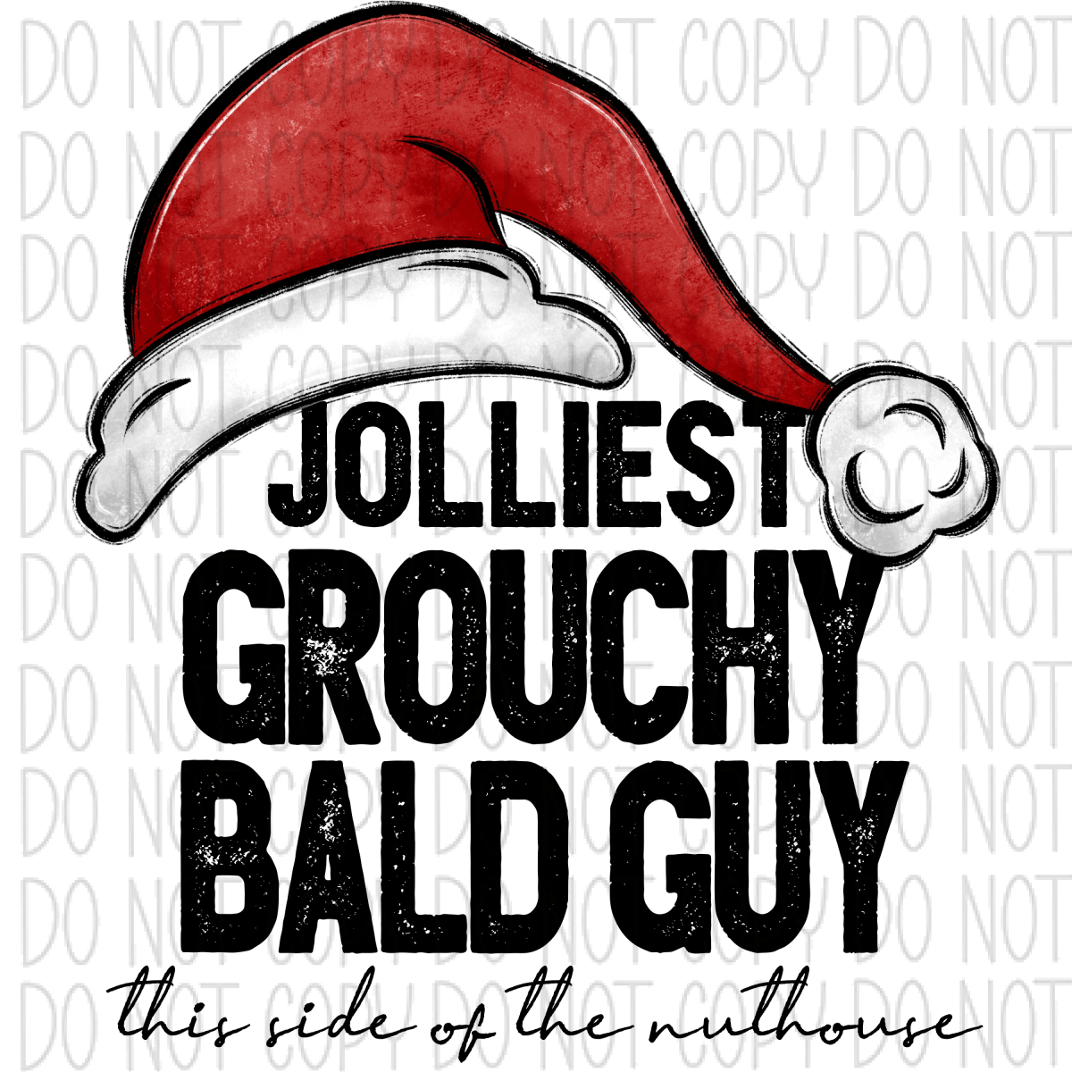 Jolliest (Title) This Side Of The Nuthouse Dtf Transfer (See Occupation Name Options) Adult S-2X 11