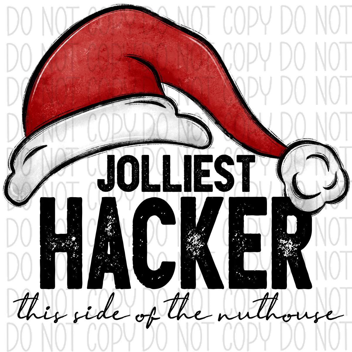 Jolliest (Title) This Side Of The Nuthouse Dtf Transfer (See Occupation Name Options) Adult S-2X 11