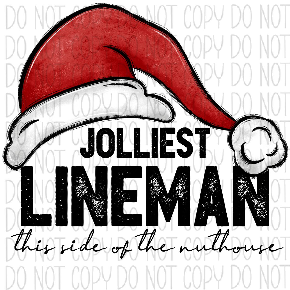 Jolliest (Title) This Side Of The Nuthouse Dtf Transfer (See Occupation Name Options) Adult S-2X 11