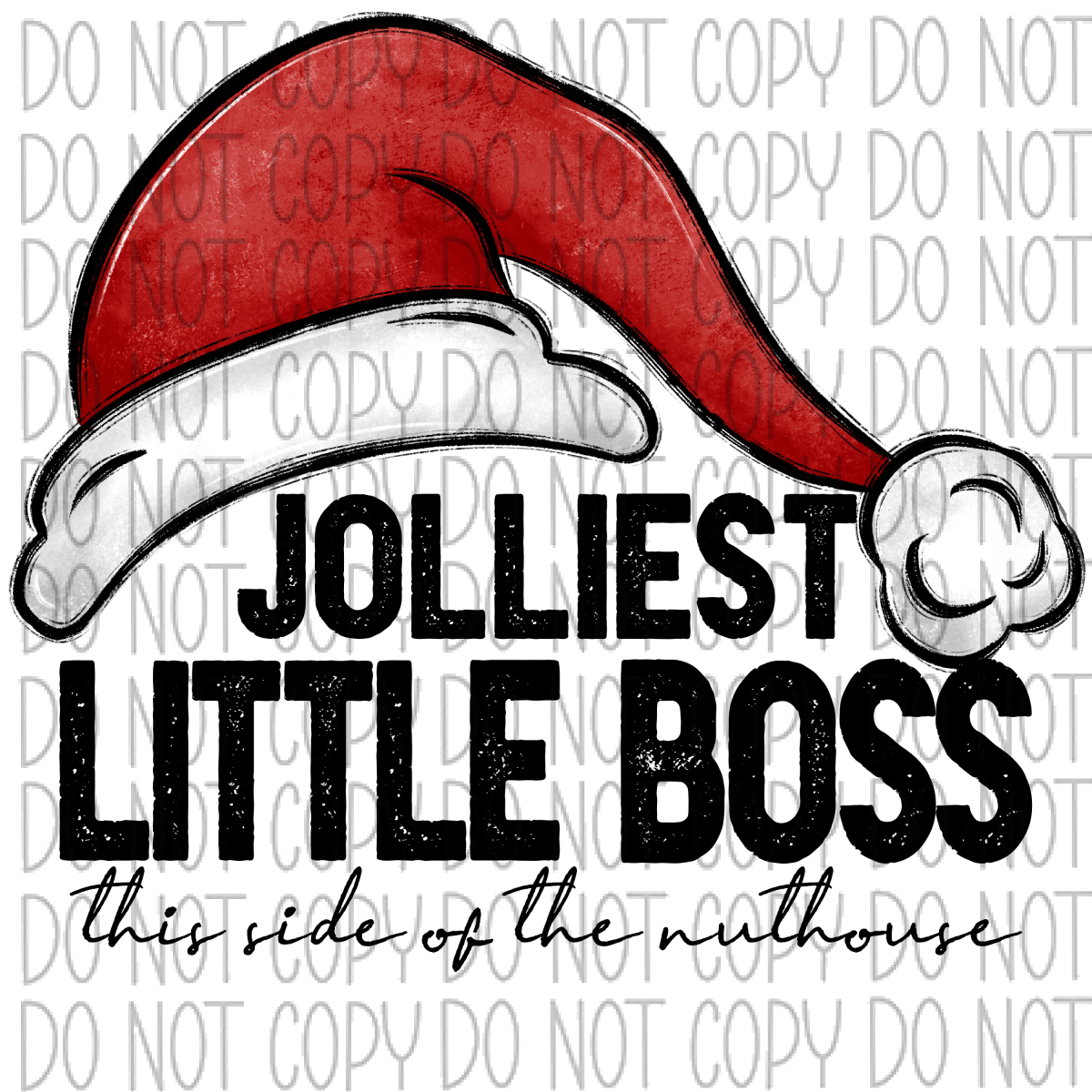 Jolliest (Title) This Side Of The Nuthouse Dtf Transfer (See Occupation Name Options) Adult S-2X 11