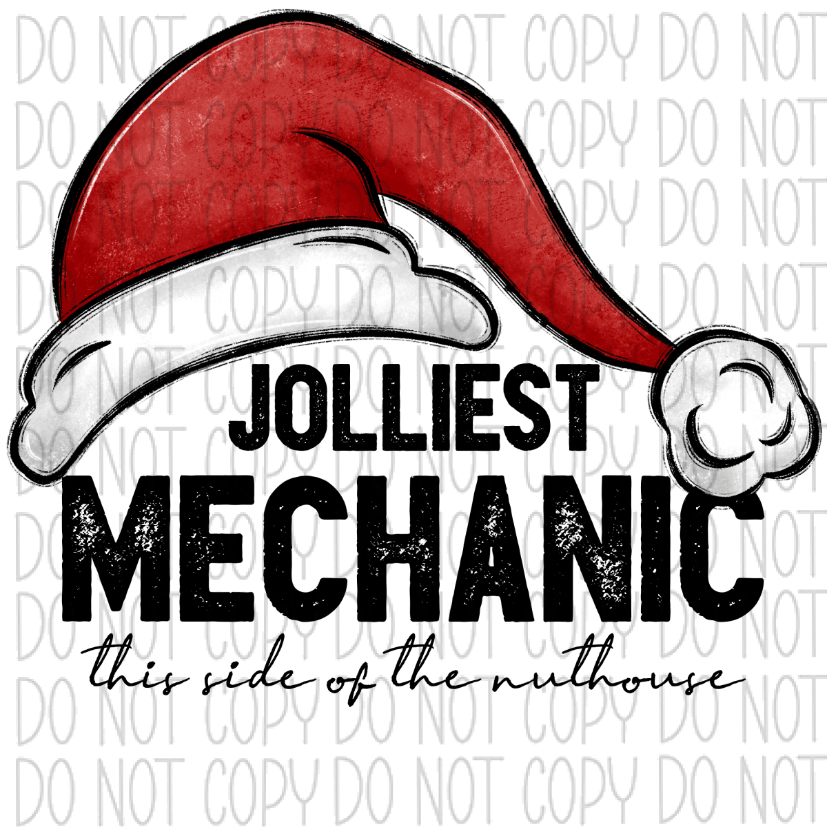 Jolliest (Title) This Side Of The Nuthouse Dtf Transfer (See Occupation Name Options) Adult S-2X 11