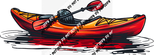 Kayak DTF Transfer - We Print U Press DTF Transfers