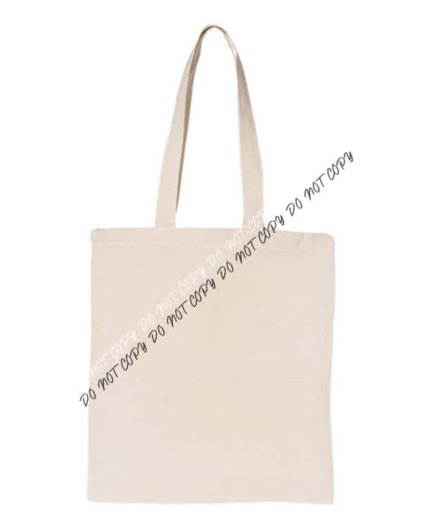 Large Canvas Tote - We Print U Press DTF Transfers