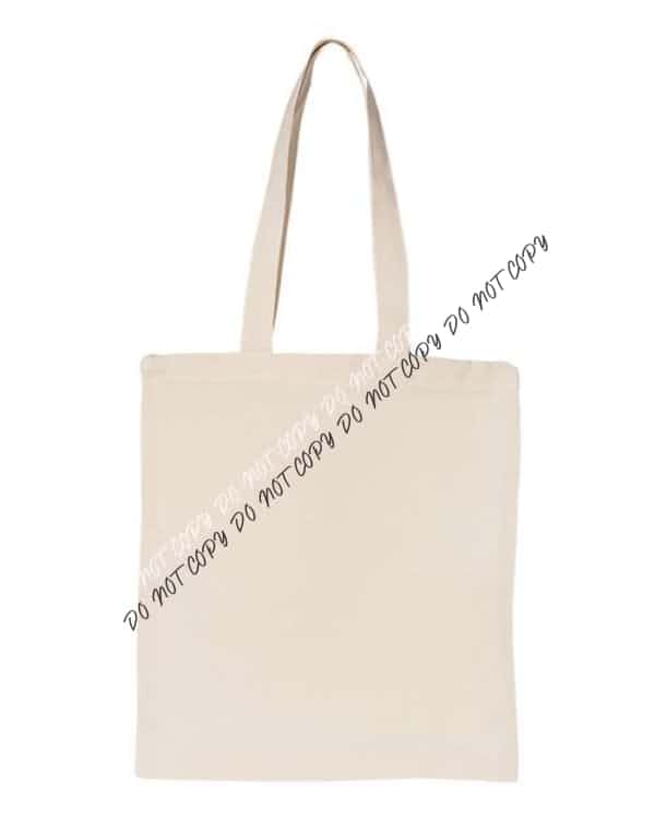 Large Canvas Tote - We Print U Press DTF Transfers