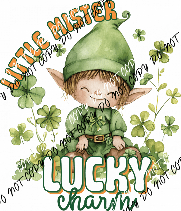 Little Mister Lucky Charm DTF Transfer - We Print U Press DTF Transfers